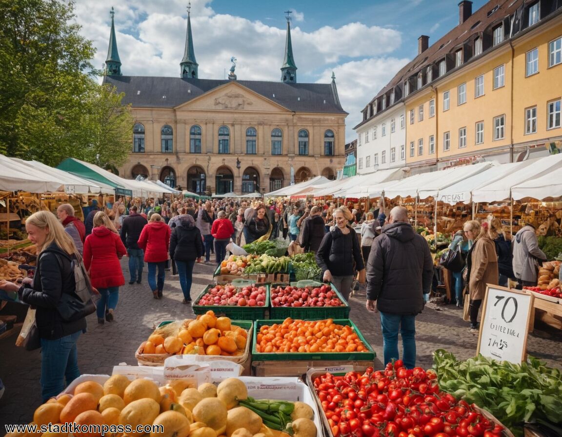 Wochenmarkt am Werderplatz - Wochenmärkte Karlsruhe » Frische und lokale Produkte genießen  