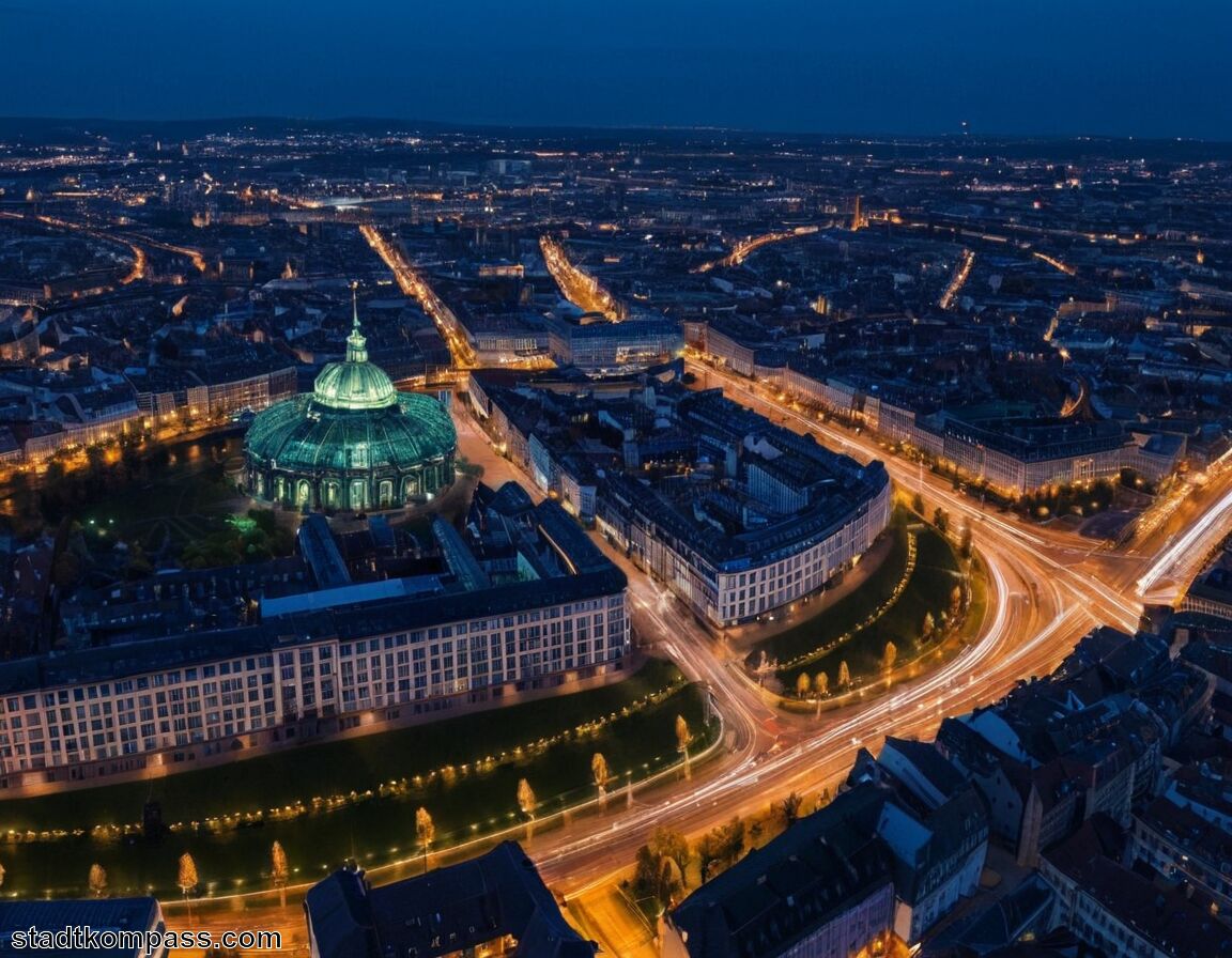 Aussicht vom fernmeldeturm bewundern   - Mannheim bei Nacht erleben