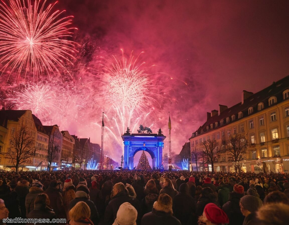 Countdown-Events auf öffentlichen Plätzen   - Silvester in Mannheim