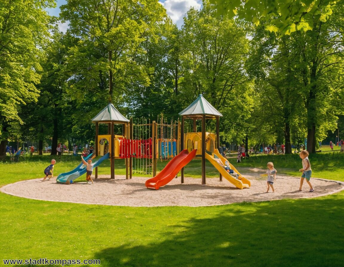 Spielplatz Weinbrennerplatz - Ausflugsziele Karlsruhe mit Kindern » Spaß für die ganze Familie  