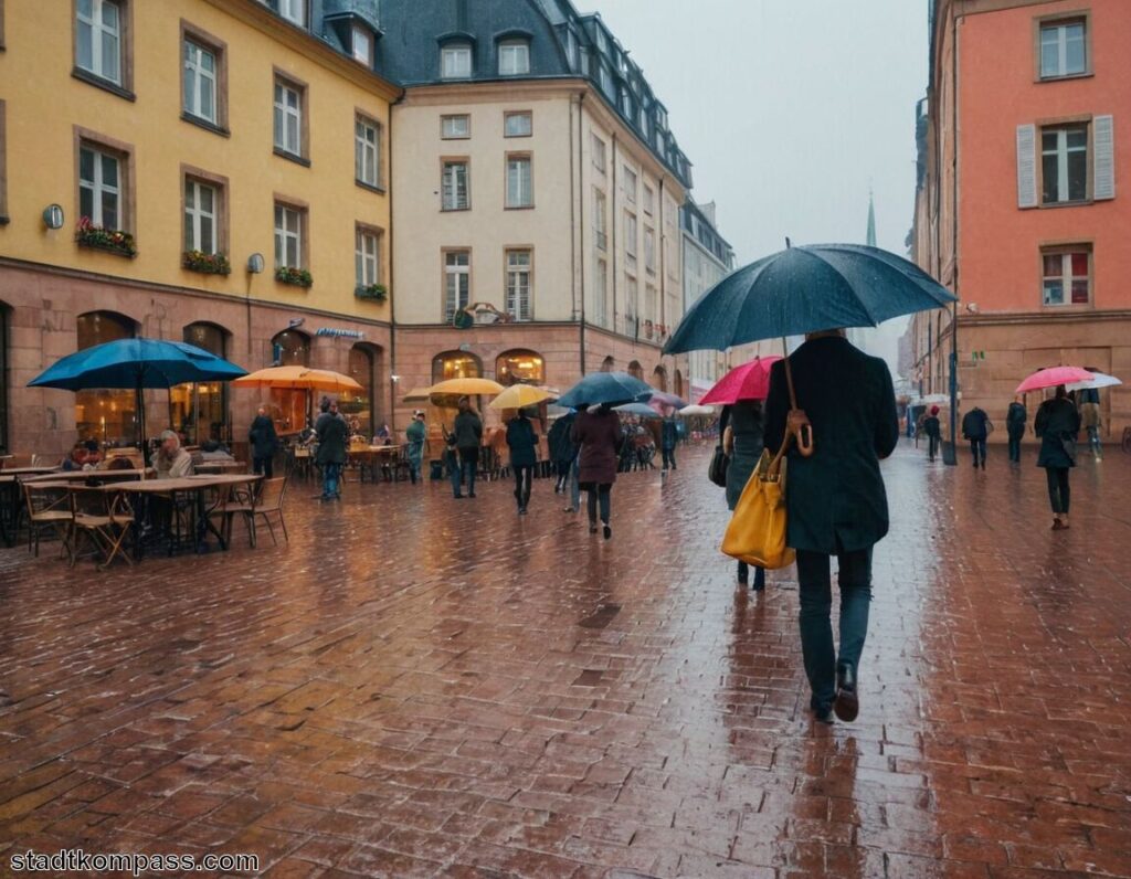Mannheim bei Regen