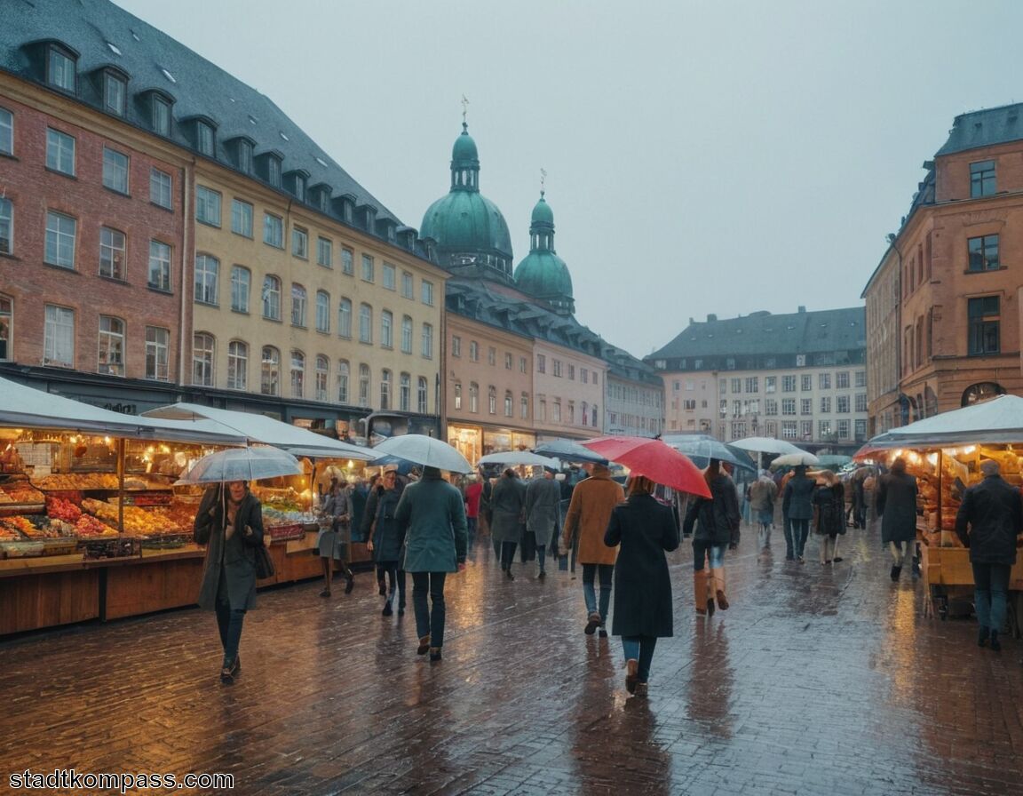 Kleine Märkte mit warmen Getränken besuchen - Hannover bei Regen » Charmante Momente trotz Regentropfen